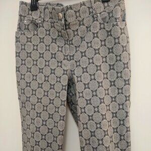 Verve blues  size 16   black/white print design pants